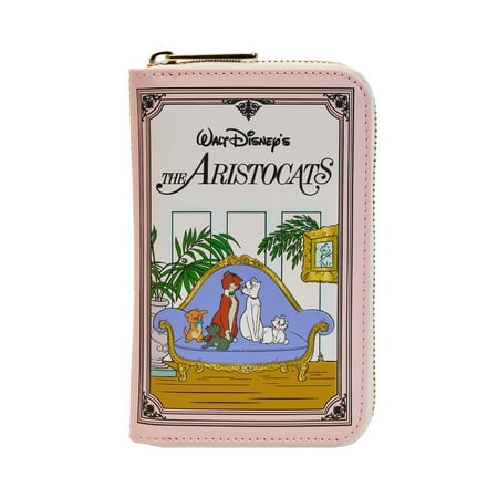 Loungefly Disney The Aristocats Classic Book Zip Wallet