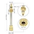 thumbnail image 2 of 6.18" Auto Pressure Washer Gun Lance Adapter Washer Spray Nozzle Replacement for Lavor, 2 of 6