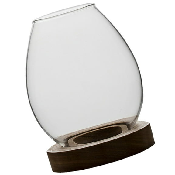 GAXIRE Glass Candle Holder Windproof Clear Candlestick for Display