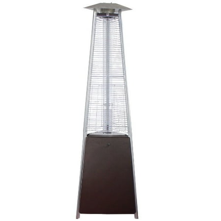 Hiland Commercial Bronze Natural Gas Glass Tube Patio Heater