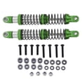 thumbnail image 1 of 1 par de amortiguadores metálicos delanteros y traseros de 102 mm para Axial SCX10 1/10 RC, piezas de coche, color verde, 1 of 14
