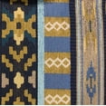 thumbnail image 4 of Plutus Brands Blue Unique Lanes Border Luxury Throw Pillow-Size:22" x 22", 4 of 9
