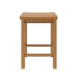 thumbnail image 3 of Now Furniture 24" Counter Stool, Wooden Backless Bar Height Kitchen Stool, Pecan, 3 of 8