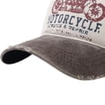 thumbnail image 4 of Lispipm Women's Classic Vintage Distressed Baseball Cap Washed Cotton Travel Camping Adjustable Fit Hats Casual Daily Caps Brown, 4 of 5