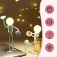 thumbnail image 3 of Night Light Shape Changeable Funny Lightbulb man DIY Lights 2025 Newest Cute, 3 of 5