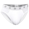 thumbnail image 4 of CR7 calzoncillos para hombre, pack de 3 - calzoncillos, logo en la cintura, algodón elástico Negro/Gris/Blanco XL (X-Large), 4 of 5