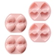 thumbnail image 3 of 4 moldes para hornear con forma de corazón, moldes de silicona de 4 cavidades para pasteles, moldes para magdalenas, 3 of 7