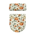 thumbnail image 5 of HELLHERO Sunflower and Pumpkin Pattern Durable for Household, Universal Elastic Fabric Toilet Seat Covers Set, Stretch, Elastic Edge, Pack of 2, 5 of 8