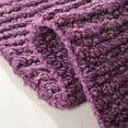 thumbnail image 4 of Safavieh Natural Fiber Collection NF447B Handmade Chunky Textured Premium Jute 0.75-inch Thick Area Rug, 3' x 5', Purple, 4 of 9