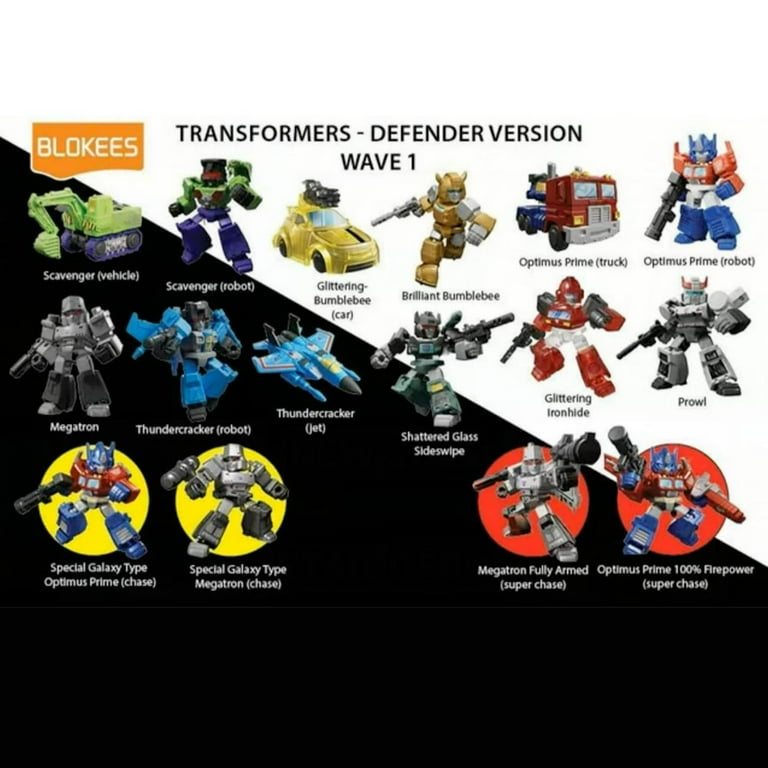 Blokees Transformers Defender Version 01 12pk Shattered Alliance