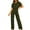 Army Green, variant on Baqcunre Women's Fashion Solid Color Lace Up Button Short Sleeved Jumpsuit,L,Jumpsuits For Women Casual,Womens Jumpsuit,One Piece Jumpsuit,Pants For Women,Womens Clothes,Army Green