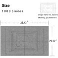 thumbnail image 2 of Jigsaw Puzzle Mat Roll Up - 1000 500 Pieces Saver Large Puzzles Board for Adult Kids Storage and Transport Premium Pump Black Puzzle Glue Felt Mat Inflatable Tube Cover Keeper Pad Holder Organize, 2 of 6