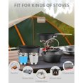 thumbnail image 5 of Ultralight Aluminum Camping Cookware Set -  Camp Pots and Pans Set for 2-3 People - Includes Non-Stick Pot, Frying Pan, Kettle, 2 Plates, 2 Cups & Carrying Bag for Camping and Hiking, 5 of 6