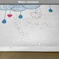 thumbnail image 6 of Ambesonne Modern Place Mats Set of 4, Hand Drawn Clouds, Standard Size, Violet Blue Magenta, 6 of 6