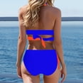 thumbnail image 1 of iTNHFP Womens Cover Up Swimwear Women High Waisted Bikini Sets Swimsuits Color Block Two Piece Drawstring Bathing Suit, 1 of 5