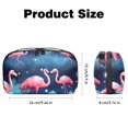 thumbnail image 5 of Flamingo Cable Organizer Waterproof Oxford Cloth Travel Case, PC Case, Cable Organizer Bag, Cable Organizer Desk, Electronic Digital Products Storage Case 5.9x9.44x3.14 in, 5 of 6