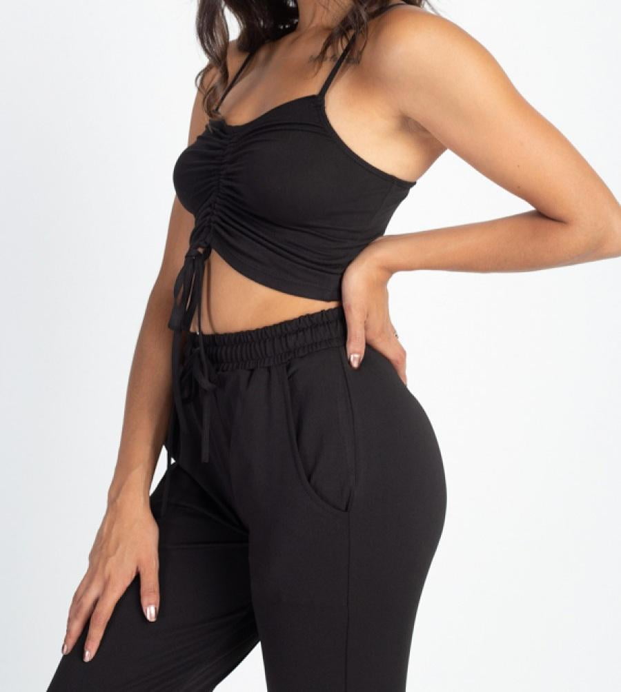 spaghetti string top