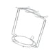 thumbnail image 1 of Billuyoard Soporte organizador de cocina, soporte anticorrosión para tazas, estante de almacenamiento para encimeras limpias y ordenadas Organizadores de utensilios de cocina Plata 20X18.5 cm, 1 of 6
