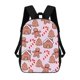 thumbnail image 1 of Hombre de Jengibre-theme Backpack, Campus style schoolbag Bookbag with Adjustable Shoulder Straps And Large Zip Compartment, Unisex Travel Bags., 1 of 6