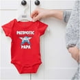 thumbnail image 5 of USA American Patriotic Papa Smurf Bodysuit Jumper Boys Infant Baby Brisco Brands 6M, 5 of 6