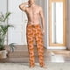 thumbnail image 2 of Fotbe Cartoon Hot Dog Pantalones de Pijama para Hombre, Pantalones de Dormir, Pantalones de Casa con Cintura Ajustable y Bolsillos-Small, 2 of 6