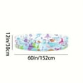 thumbnail image 3 of PEACNNG2-Size Inflatable Pool with Vibrant Underwater Theme Design - Durable Lightweight & Portable for Indoor/Outdoor Use  No Electricity Needed  Includes Multiple Components for Family, 3 of 4