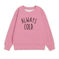 thumbnail image 4 of TFEOQRY Tween Girls Fashion Blouse Crewneck Sweatshirt Long Sleeve Pullover Tops, 4 of 6