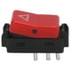 thumbnail image 2 of Interruptor de luz intermitente de emergencia de advertencia de peligro 1248200110 Reemplazo rojo para Mercedes W124 W201 W202, 2 of 10