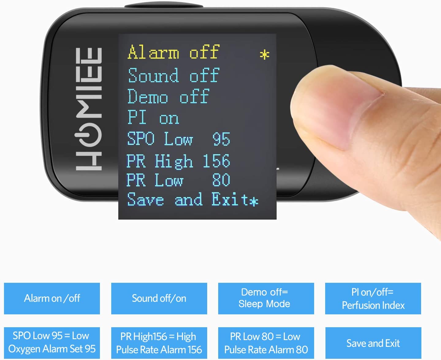 HR Measuring Device OLED Display Compact and Lightweight Easy to Carry