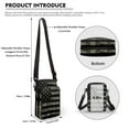 thumbnail image 6 of XYZCANDO Camouflage Flag Small Crossbody Bags for Teen Girls Heart Cellphone Messenger Handbag with Zipper Stylish Cross Body Phone Purse with Adjustable Strap for Running Shop Travel, 6 of 7