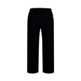 thumbnail image 6 of Jinhomg Gym Workout Pants for Men Big and Tall Comfy Elastic Drawstring Waist Cargo Pants Lightweight Casual Solid Straight Joggers with Pockets Holiday Saving Black M, 6 of 7