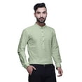 thumbnail image 3 of BESTMAN Chemises à Manches Retroussables Imprimées pour Hommes Kurta Courte Chemise à Col Mandarin, 3 of 6