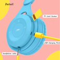 thumbnail image 4 of Auriculares Bluetooth TS-MAYKA Kids inalámbricos azules, 4 of 7