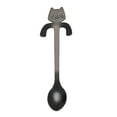 thumbnail image 3 of Flash Deals! Huayishang Coffee Scoop Black-Stainless Steel Coffee Spoon Hanging Cup Design Cat Head Stirring Spoon Office Wedding Gift Spoon Dessert Spoon E, Kitchen Essentials Clearance Sale, 3 of 7