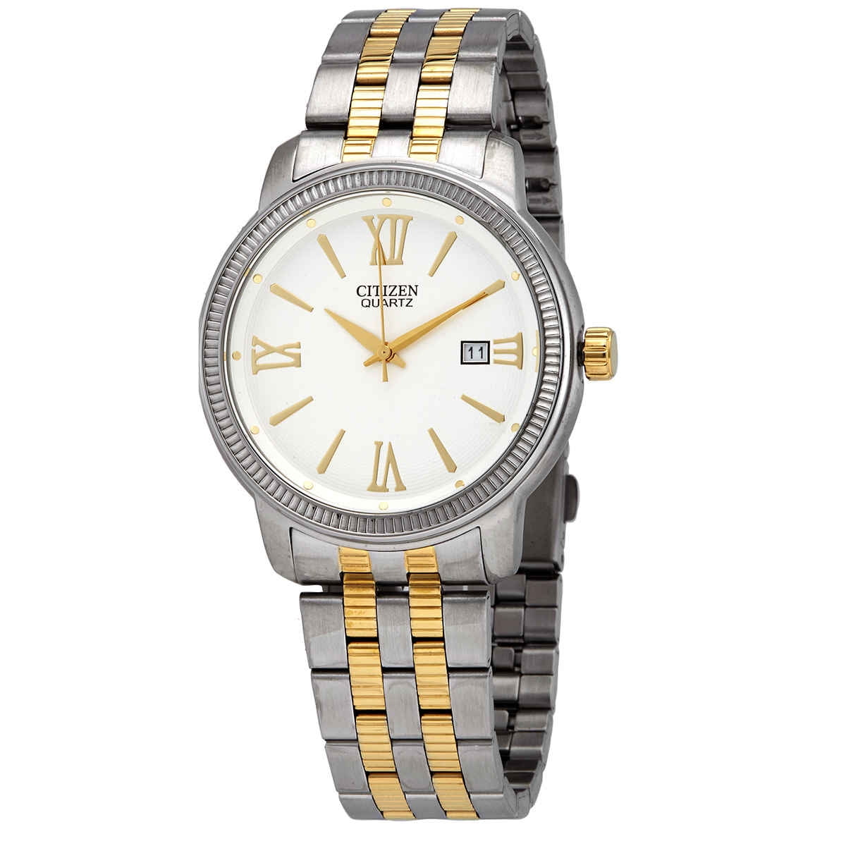 CITIZEN - Citizen Quartz White Dial Men's Watch BI0984-59A - Walmart.com - Walmart.com