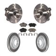 thumbnail image 1 of Transit Auto Front Hub Bearing Assembly Coated Disc Brake Rotors and Ceramic Pads Kit for Car Mini Cooper Countryman Paceman KBB-121042, 1 of 11