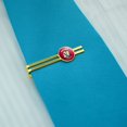 thumbnail image 2 of Happy Hour Go Ahead Pour Yourself Some Dinner Funny Humor Round Tie Bar Clip Clasp Tack Gold Color Plated, 2 of 5