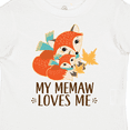 thumbnail image 4 of Inktastic Memaw Loves Me Fox Grandchild Boys or Girls Toddler T-Shirt, 4 of 5
