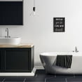 thumbnail image 2 of Stupell Industries Don't Be Gross Wash Your Hands Rustic Bathroom Quote Framed Wall Art Design by Daphne Polselli, 11" x 14", Black Framed, 2 of 8