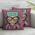 thumbnail image 3 of Nawypu  Cutel Funny Dancing Nurse and Flowers Nurse Vibes Retro Art - Pillow Cases, 3 of 5