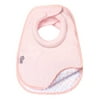 Tommee Tippee Closer to Nature Comfi-Neck Reversible Soft Baby Bib with Padded Collar, 0+ Months - Pink Chevron, 2 Count