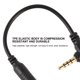 thumbnail image 3 of Cable adaptador de micrófono de 3,5 mm para teléfono, tableta y cámara réflex (2 unidades), 3 of 6