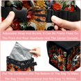 thumbnail image 4 of Floral Animal Car Trash Can Mini Trash Can, Foldable with Lid, Leak-Proof, Hanging Storage Bag, 4 of 6