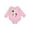 AD-Pink, variant on Italian Map Flag Baby Fleece Bodysuit