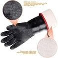 thumbnail image 4 of Guantes resistentes al calor Parrilla, cocina Manipulación de alimentos calientes Guantes resistentes al calor a altas temperaturas Fason HMHZ1707, 4 of 6