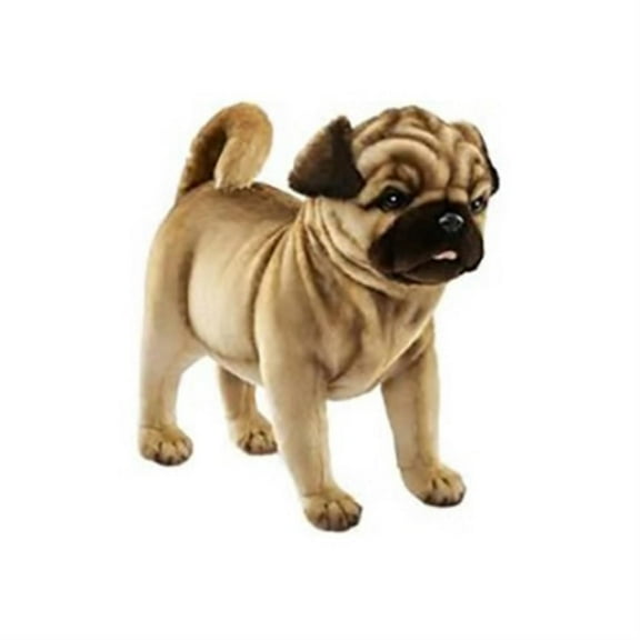 Hansa Synthetic Fiber Pug With Multi-Color 7189