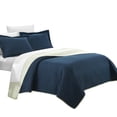thumbnail image 5 of 2-Piece Ressa Reversible Color Block Modern Design Quilt with Shams Set, 5 of 5