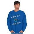thumbnail image 5 of Vintage Mega Man Check These Out Unisex Plus Size Sweatshirt Brisco Brands 2X, 5 of 6