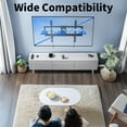 thumbnail image 3 of MountFTV Fixed TV Wall Mount for 37-82 inch TVs, Max 600 x 400mm, Hold up to 132 lbs,TV Wall Bracket with Adjustable Pull Cords, 3 of 7