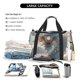 thumbnail image 5 of Balery Cool Cloud White Dragon Bolsa de Gimnasio para Mujeres, Bolsa de Viaje con Bolsillo Húmedo, Bolsa de Fin de Semana para Mujeres, Bolsa de Viaje Resistente al Agua, 5 of 7